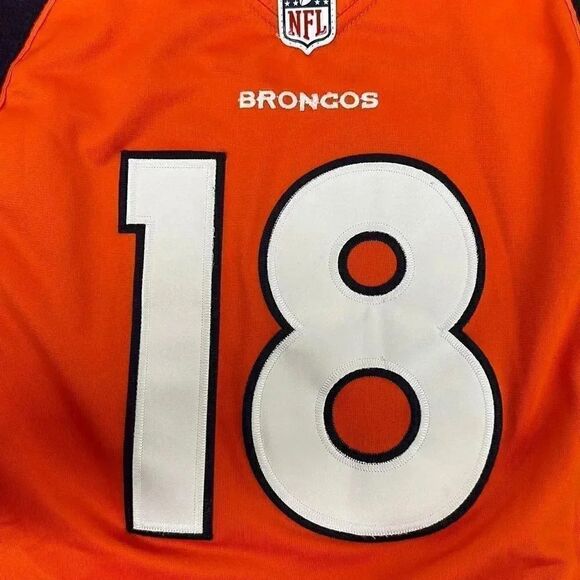 Nike On Field NFL Denver Broncos Manning 18 Women’s Jersey - Picture 2 of 8